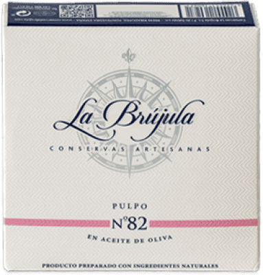 19,95 € Free Shipping | Shellfish Preserves La Brújula Pulpo en Aceite de Oliva Spain