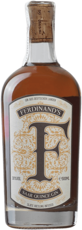 51,95 € Бесплатная доставка | Джин Ferdinand's Saar Quince Dry Gin Германия бутылка Medium 50 cl