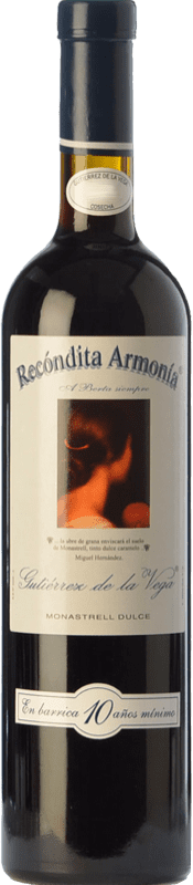 65,95 € Free Shipping | Red wine Gutiérrez de la Vega Recóndita Armonía Fondillón D.O. Alicante Spain Monastrell Medium Bottle 50 cl