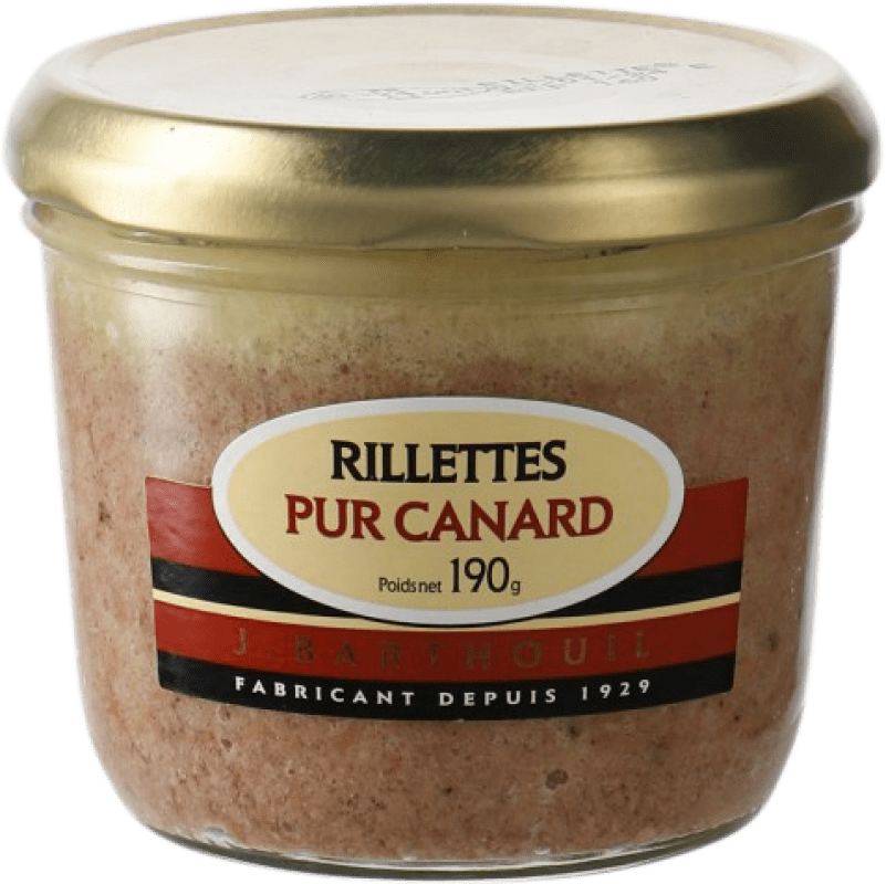 5,95 € Spedizione Gratuita | Foie Gras e Pâté J. Barthouil Rilletes Pur Canard Francia