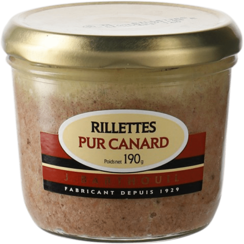 5,95 € Envio grátis | Foie y Patés J. Barthouil Rilletes Pur Canard França