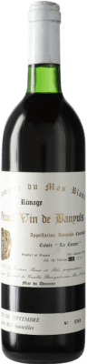 77,95 € Envio grátis | Vinho tinto Mas Blanc Rimage la Coume 1989 A.O.C. Côtes du Roussillon Languedoque-Rossilhão França Grenache Garrafa 75 cl