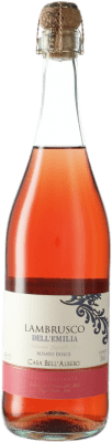 5,95 € Spedizione Gratuita | Spumante rosato Casa Bell'Albero Rosato I.G.T. Emilia Romagna Emilia-Romagna Italia Lambrusco Bottiglia 75 cl