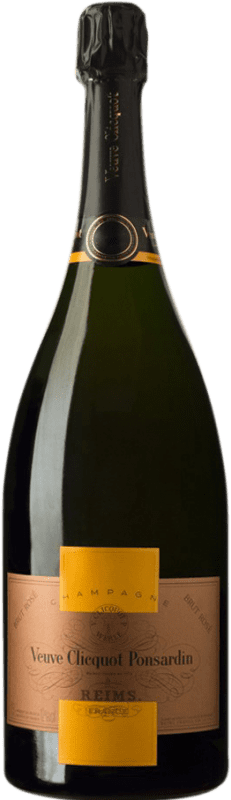 531,95 € Бесплатная доставка | Розовое игристое Veuve Clicquot Rosé Cave Privée брют 1989 A.O.C. Champagne шампанское Франция Pinot Black, Chardonnay бутылка Магнум 1,5 L