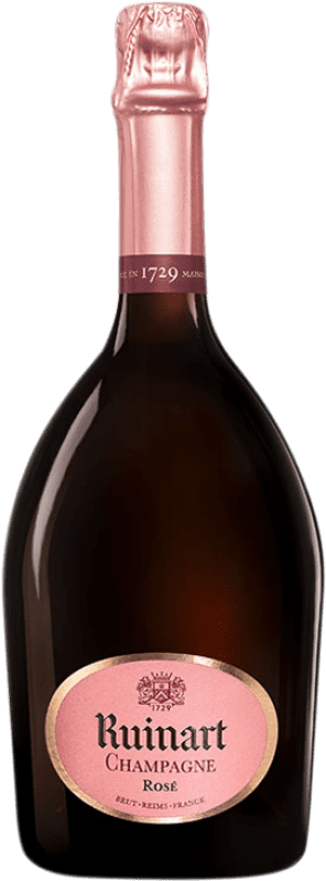 105,95 € Envío gratis | Espumoso rosado Ruinart Rosé Brut Gran Reserva A.O.C. Champagne Champagne Francia Pinot Negro, Chardonnay Botella 75 cl