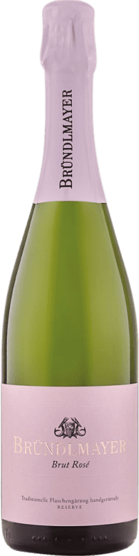 39,95 € Envio grátis | Espumante rosé Bründlmayer Rosé Brut I.G. Kamptal Kamptal Áustria Pinot Preto, Zweigelt, Saint Laurent Garrafa 75 cl
