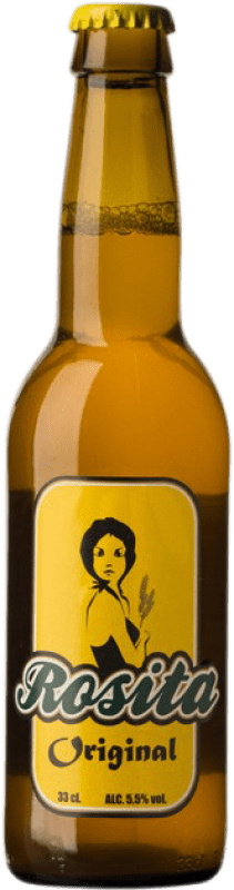 1,95 € Spedizione Gratuita | Birra Pamela Geddes Rosita Spagna Bottiglietta Terzo 33 cl
