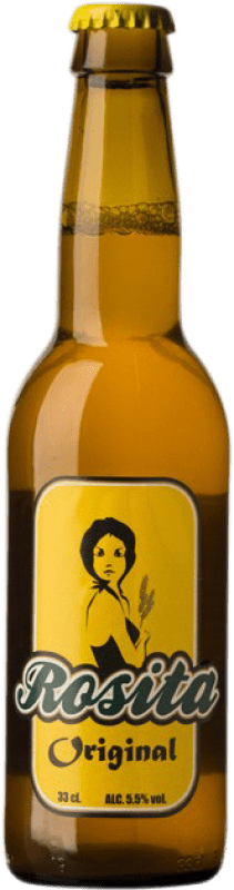 1,95 € Envio grátis | Cerveja Pamela Geddes Rosita Espanha Garrafa Terço 33 cl