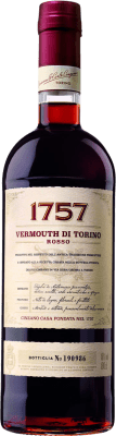 17,95 € Spedizione Gratuita | Vermut Cinzano Torino Rosso 1757 Italia Bottiglia 1 L