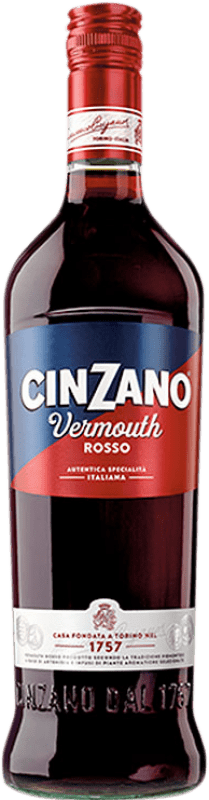 9,95 € Envio grátis | Vermute Cinzano Rosso Itália Garrafa 1 L