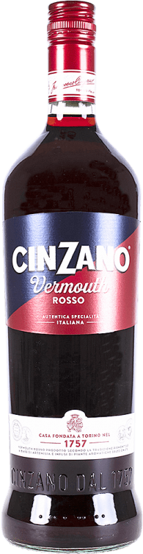 9,95 € Бесплатная доставка | Вермут Cinzano Rosso — Красный Италия 1 L