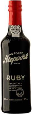 8,95 € Бесплатная доставка | Красное вино Niepoort Ruby I.G. Porto порто Португалия Touriga Franca, Touriga Nacional, Tinta Roriz Половина бутылки 37 cl