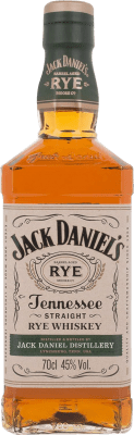 34,95 € Envio grátis | Whisky Bourbon Jack Daniel's Rye Tennessee Estados Unidos Garrafa 70 cl