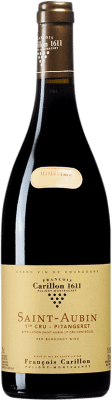47,95 € Envio grátis | Vinho tinto François Carillon Saint-Aubin 1er Cru Pitangeret Rouge A.O.C. Côte de Beaune Borgonha França Garrafa 75 cl