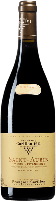 47,95 € Free Shipping | Red wine François Carillon Saint-Aubin 1er Cru Pitangeret Rouge A.O.C. Côte de Beaune Burgundy France Bottle 75 cl