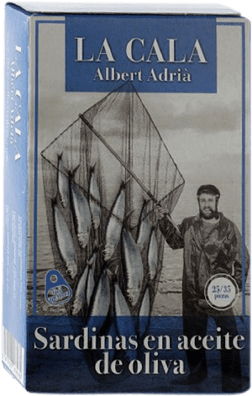 6,95 € Free Shipping | Conservas de Pescado La Cala Sardinillas en Aceite de Oliva Spain 25/35 Pieces