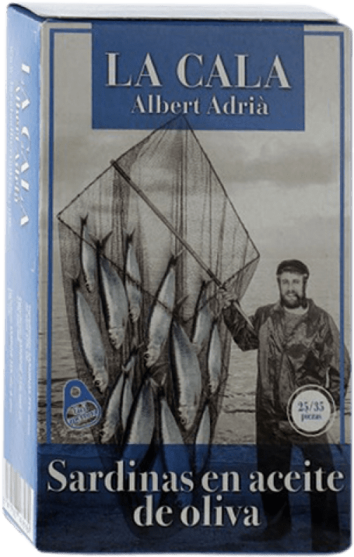 7,95 € 送料無料 | 魚の保存食 La Cala Sardinillas en Aceite de Oliva スペイン 25-35 個