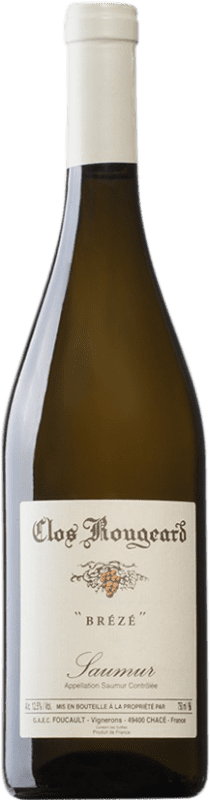 366,95 € Envío gratis | Vino blanco Clos Rougeard Saumur Brézé Blanc Loire Francia Chenin Blanco Botella 75 cl