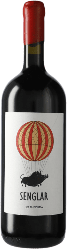 22,95 € Envoi gratuit | Vin Rouge Mas Romeu Senglar D.O. Empordà Catalogne Espagne Merlot, Garnacha — Grenache, Cabernet Sauvignon Bouteille Magnum 1,5 L