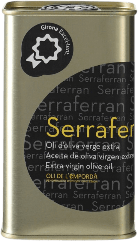 16,95 € Бесплатная доставка | Оливковое масло Oli de Ventallo Serraferran Oli Virgen Испания Arbequina, Argudell Большая банка 25 cl