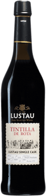 267,95 € 送料無料 | 酒精強化ワイン Lustau Single Cask — シングルバレル D.O. Jerez-Xérès-Sherry アンダルシア スペイン Tintilla de Rota ミディアムボトル 50 cl