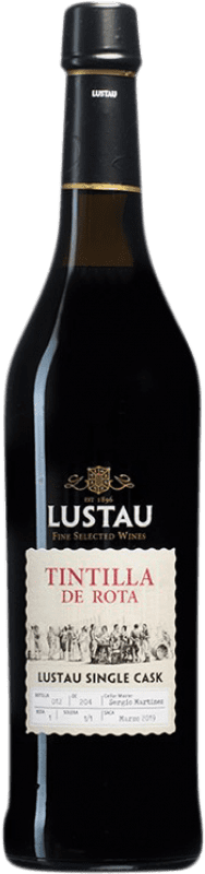 222,95 € 送料無料 | 酒精強化ワイン Lustau Single Cask — シングルバレル D.O. Jerez-Xérès-Sherry アンダルシア スペイン Tintilla de Rota ミディアムボトル 50 cl