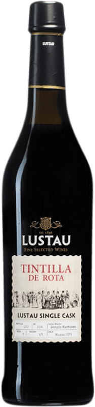 267,95 € 免费送货 | 强化酒 Lustau Single Cask D.O. Jerez-Xérès-Sherry 安达卢西亚 西班牙 Tintilla de Rota 瓶子 Medium 50 cl