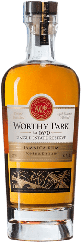 76,95 € Kostenloser Versand | Rum Worthy Park Single Estate Reserve — Gereift Jamaika 70 cl