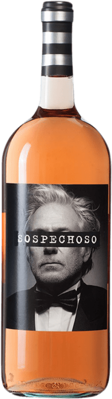 21,95 € Kostenloser Versand | Roséwein Uvas Felices Sospechoso I.G.P. Vino de la Tierra de Castilla Kastilien-La Mancha Spanien Tempranillo, Bobal Magnumflasche 1,5 L