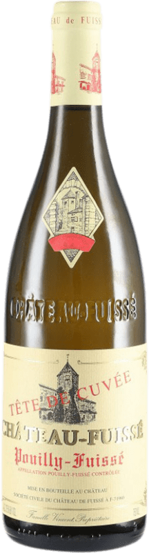 58,95 € Spedizione Gratuita | Vino bianco Château Fuissé Tête de Cru A.O.C. Pouilly-Fuissé Borgogna Francia Chardonnay Bottiglia 75 cl