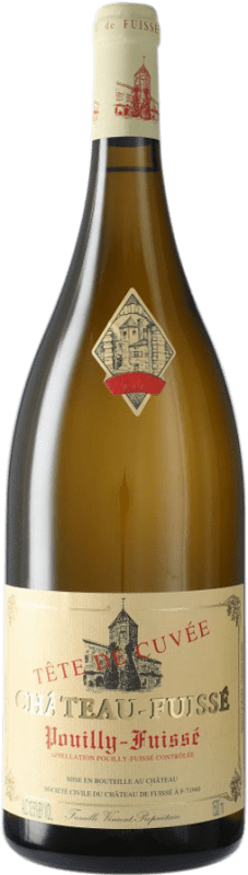 59,95 € Envío gratis | Vino blanco Château Fuissé Tête de Cru A.O.C. Pouilly-Fuissé Borgoña Francia Chardonnay Botella Magnum 1,5 L