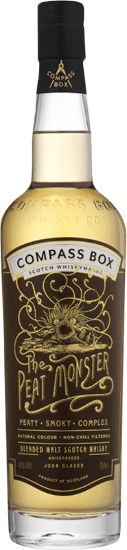 78,95 € Envío gratis | Whisky Single Malt Compass Box The Peat Monster Escocia Reino Unido Botella 70 cl