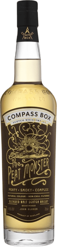 78,95 € Spedizione Gratuita | Whisky Single Malt Compass Box The Peat Monster Scozia Regno Unito Bottiglia 70 cl