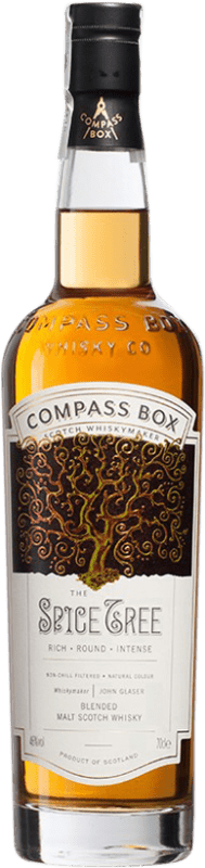 63,95 € 免费送货 | 威士忌混合 Compass Box The Spice Tree 苏格兰 英国 瓶子 70 cl