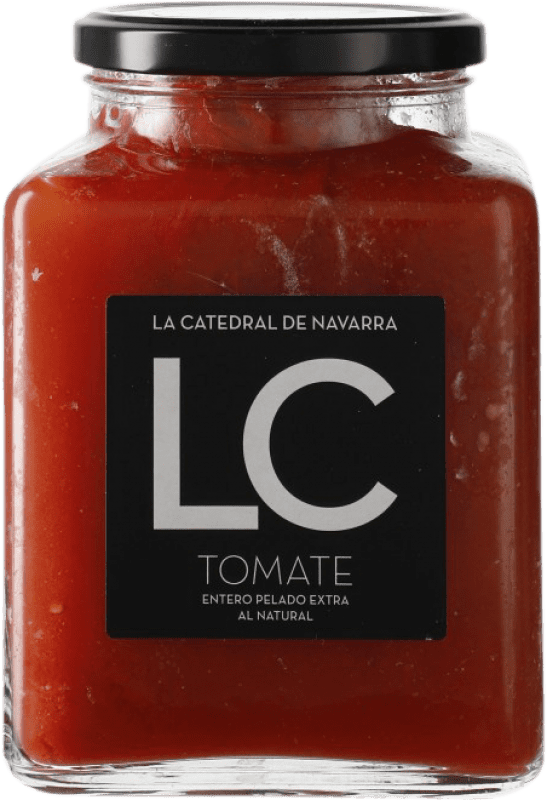 8,95 € Envio grátis | Conservas Vegetales La Catedral Tomate Entero Pelado Extra al Natural Espanha