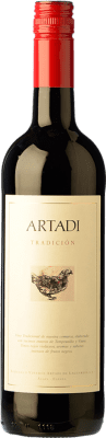 19,95 € Kostenloser Versand | Rotwein Artadi Tradición D.O. Navarra Navarra Spanien Flasche 75 cl