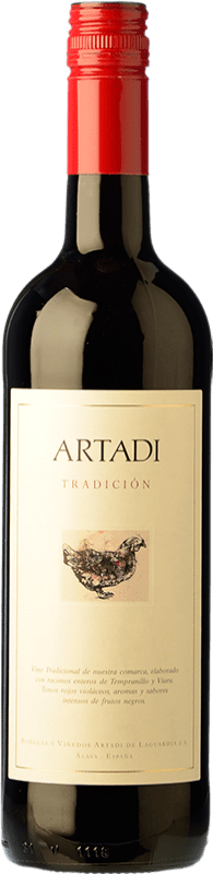 12,95 € Free Shipping | Red wine Artadi Tradición D.O. Navarra Navarre Spain Bottle 75 cl