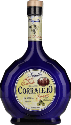 59,95 € Envio grátis | Tequila Corralejo Triple Destilado Jalisco México Garrafa 70 cl