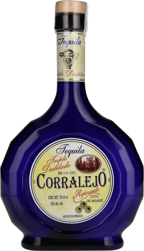 59,95 € Envío gratis | Tequila Corralejo Triple Destilado Jalisco México Botella 70 cl