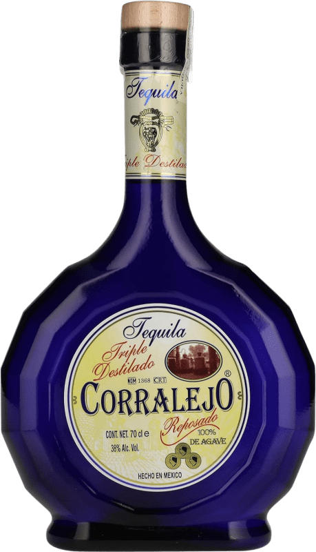 55,95 € 免费送货 | 龙舌兰 Corralejo Reposado Triple Destilado 哈利斯科 墨西哥 瓶子 70 cl