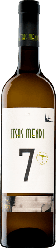 19,95 € Spedizione Gratuita | Vino Bianco Itsasmendi Txakoli Nº 7 D.O. Bizkaiko Txakolina Paese Basco Spagna Hondarribi Zerratia 75 cl