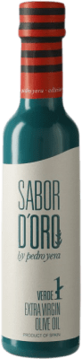 14,95 € Envio grátis | Azeite de Oliva Sabor d'Oro by Pedro Yera Verde Espanha Garrafa Pequena 25 cl