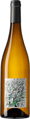 29,95 € Бесплатная доставка | Белое вино Domaine Gramenon Vie On y Est A.O.C. Côtes du Rhône Франция Viognier бутылка 75 cl