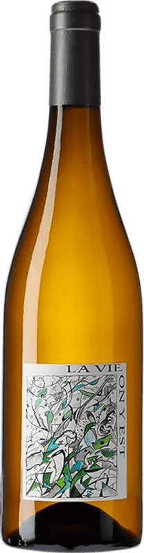 29,95 € Бесплатная доставка | Белое вино Domaine Gramenon Vie On y Est A.O.C. Côtes du Rhône Франция Viognier бутылка 75 cl