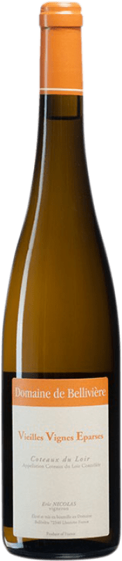 56,95 € Бесплатная доставка | Белое вино Bellivière Vieilles Vignes Éparses Sec Луара Франция Chenin White бутылка 75 cl