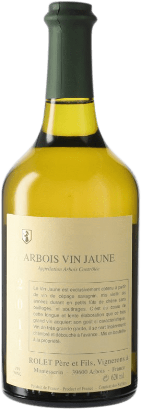 65,95 € Envio grátis | Vinho branco Rolet Vin Jaune A.O.C. Arbois França Savagnin Garrafa 62 cl