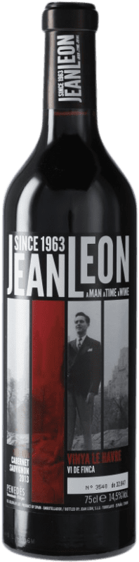 34,95 € 免费送货 | 红酒 Jean Leon Vinya Le Havre 预订 D.O. Penedès 加泰罗尼亚 西班牙 Cabernet Sauvignon 瓶子 75 cl