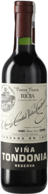 18,95 € Envoi gratuit | Vin rouge López de Heredia Viña Tondonia Réserve D.O.Ca. Rioja Espagne Tempranillo, Grenache, Graciano, Mazuelo Demi- Bouteille 37 cl