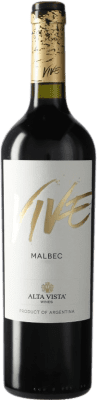 8,95 € Free Shipping | Red wine Altavista Vive I.G. Mendoza Mendoza Argentina Malbec Bottle 75 cl