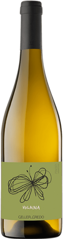 12,95 € Бесплатная доставка | Белое вино Credo Volaina D.O. Penedès Каталония Испания Parellada бутылка 75 cl